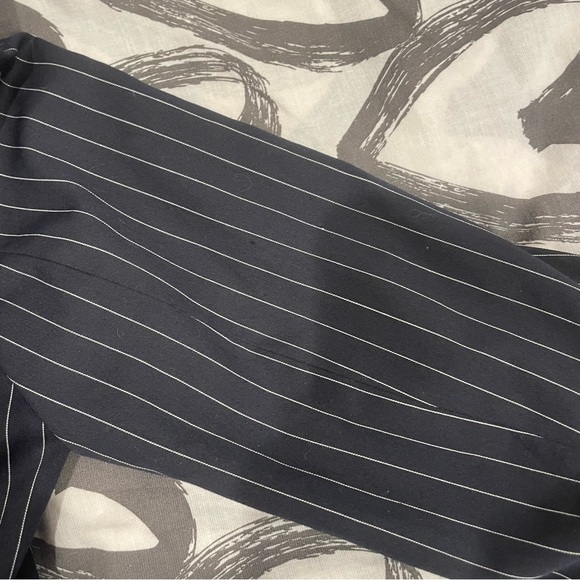 Navy Pinstriped Blazer from Zara - Picture 7 of 16